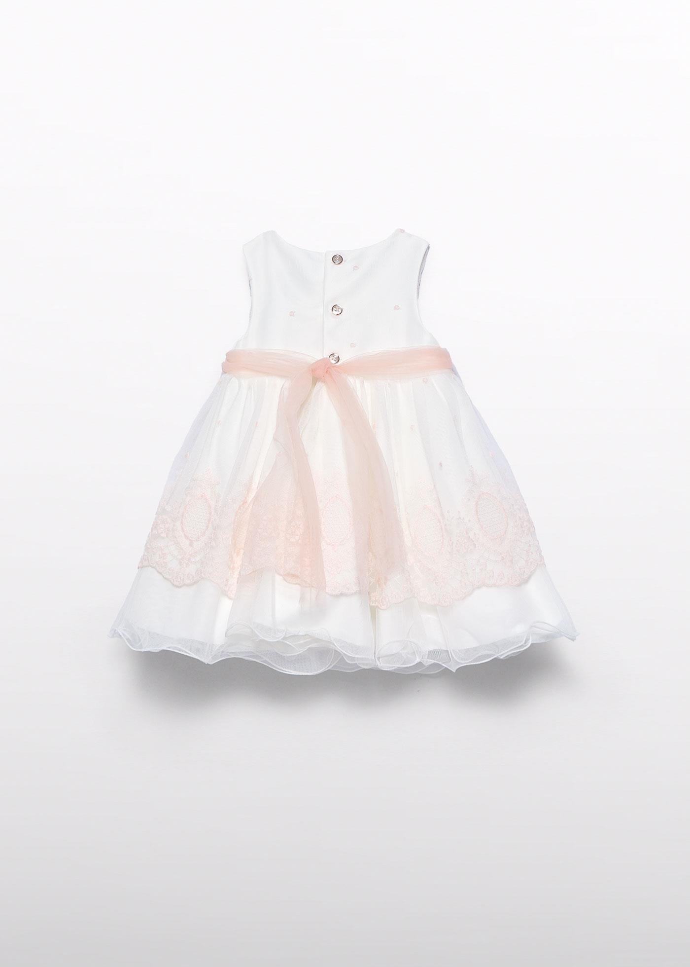 Abel&lula Bebek Işlemeli Jakarlı Tül Elbise 5004