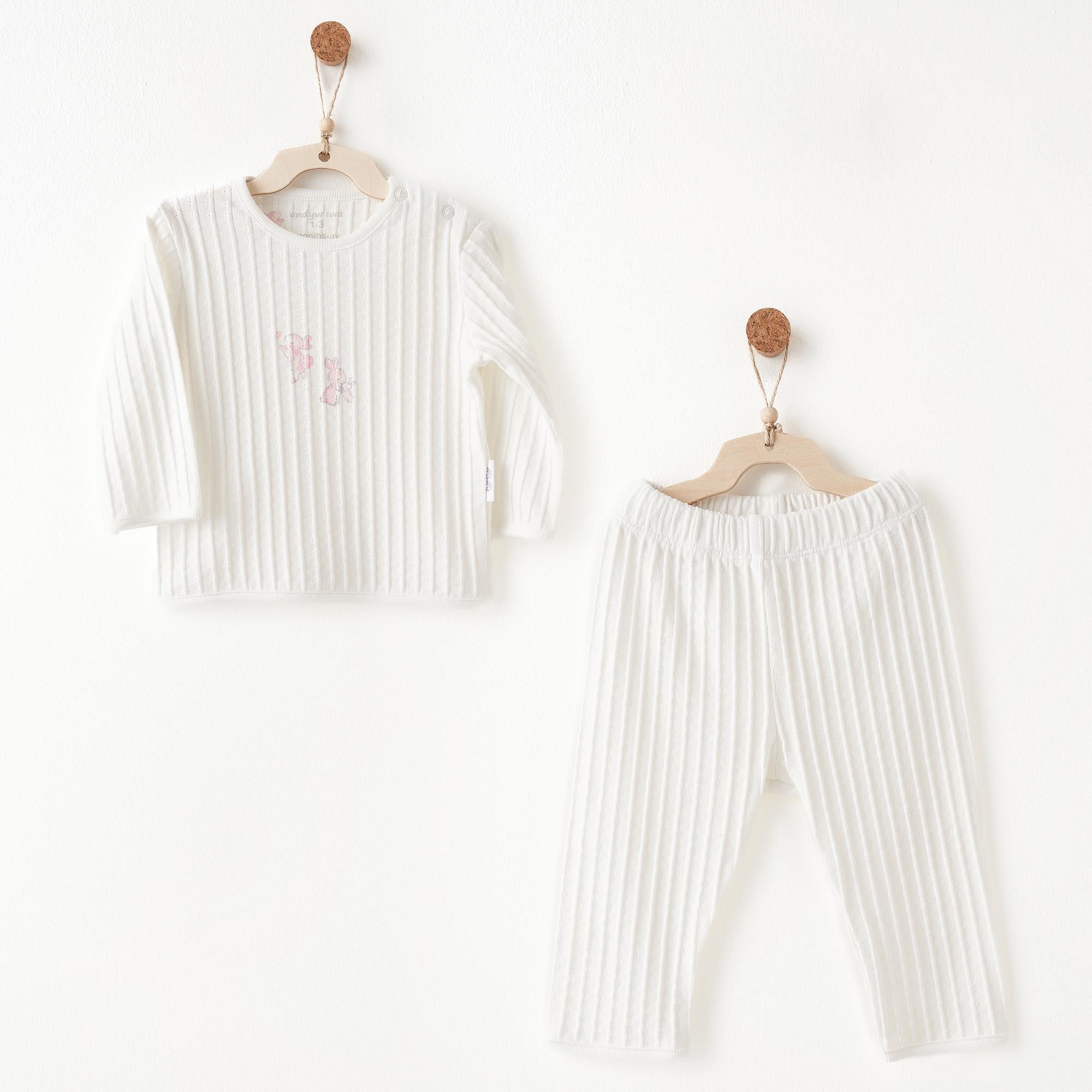 Andywawa AC26511 Summer Time Kız Bebek 2li Takım