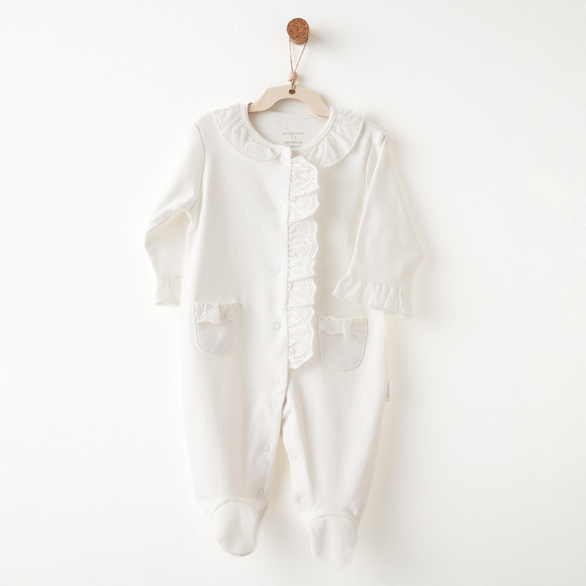 Andywawa Bebek Baby Chic Patikli Tulum AC26640