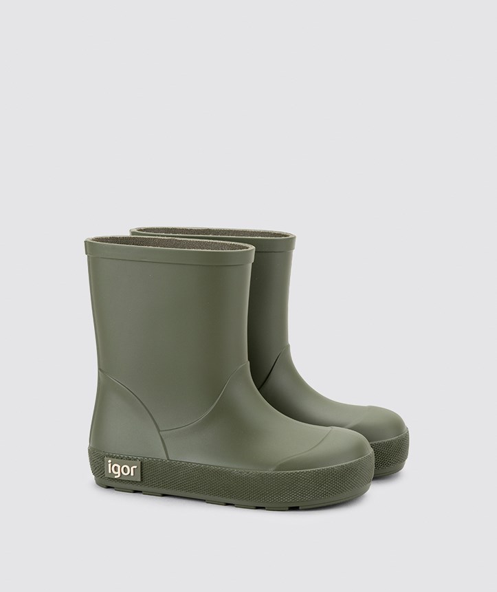 Igor W10291 Yogi Haki Çocuk Yağmur Çizmesi
