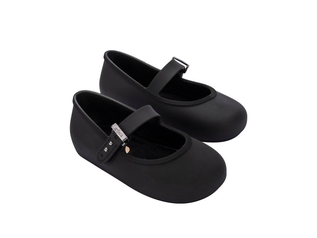 Mini Melissa Soft Ballerina Siyah Kız Çocuk Babet 36240