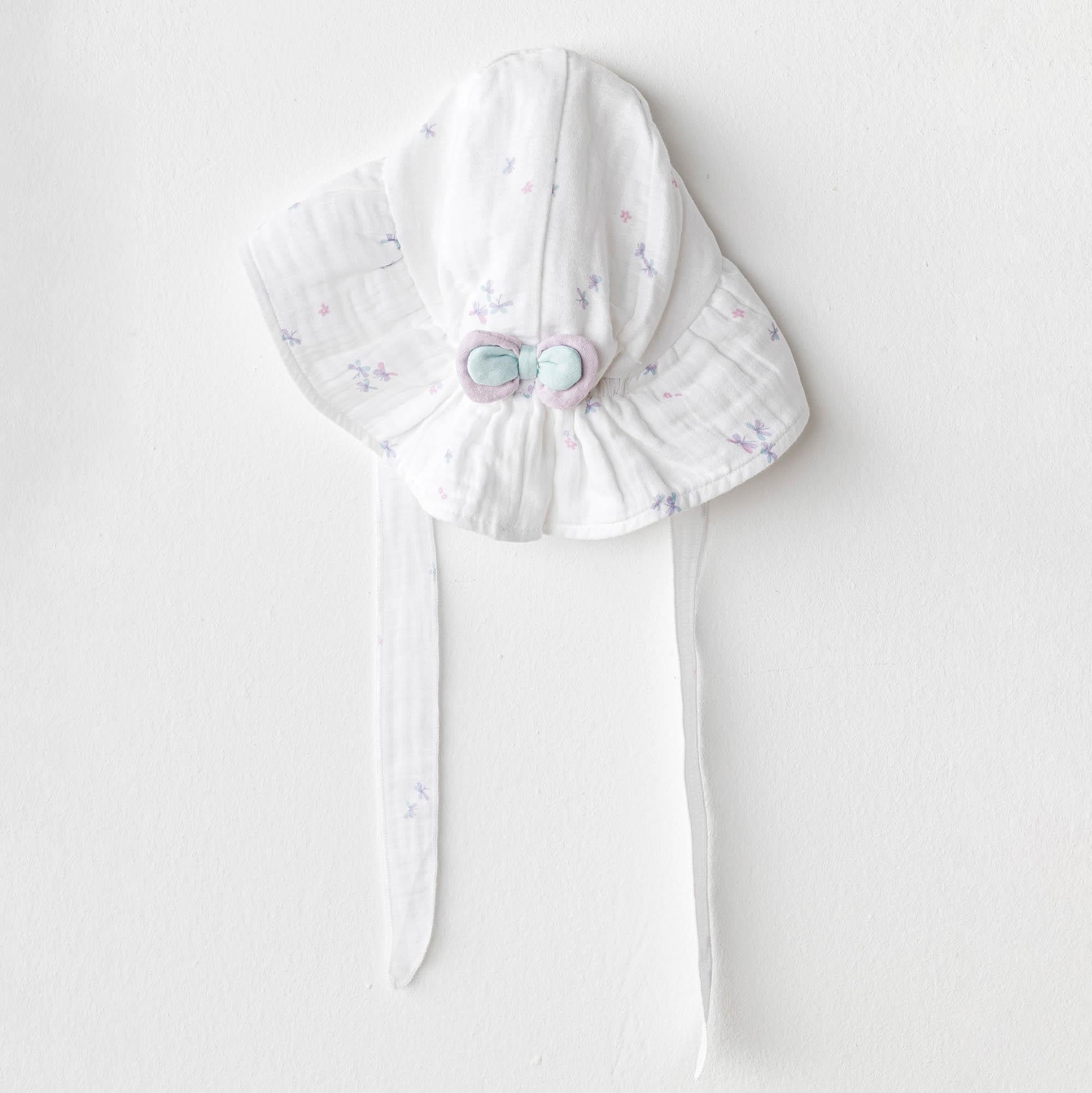 BEBEK ŞAPKA HAT MAGICAL BUTTERFLY MUSLIN