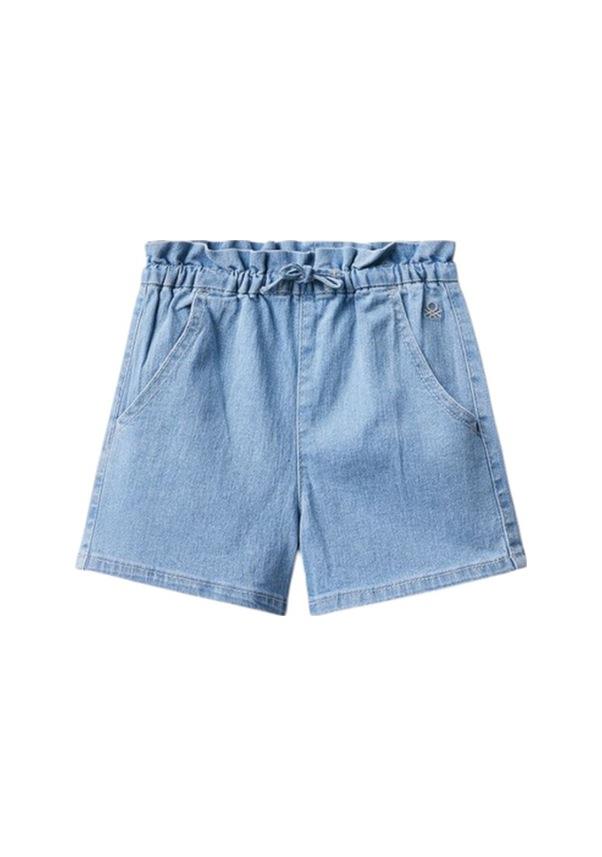 Benetton Kız Çocuk Denim Çocuk Şort 4XA2G900Q