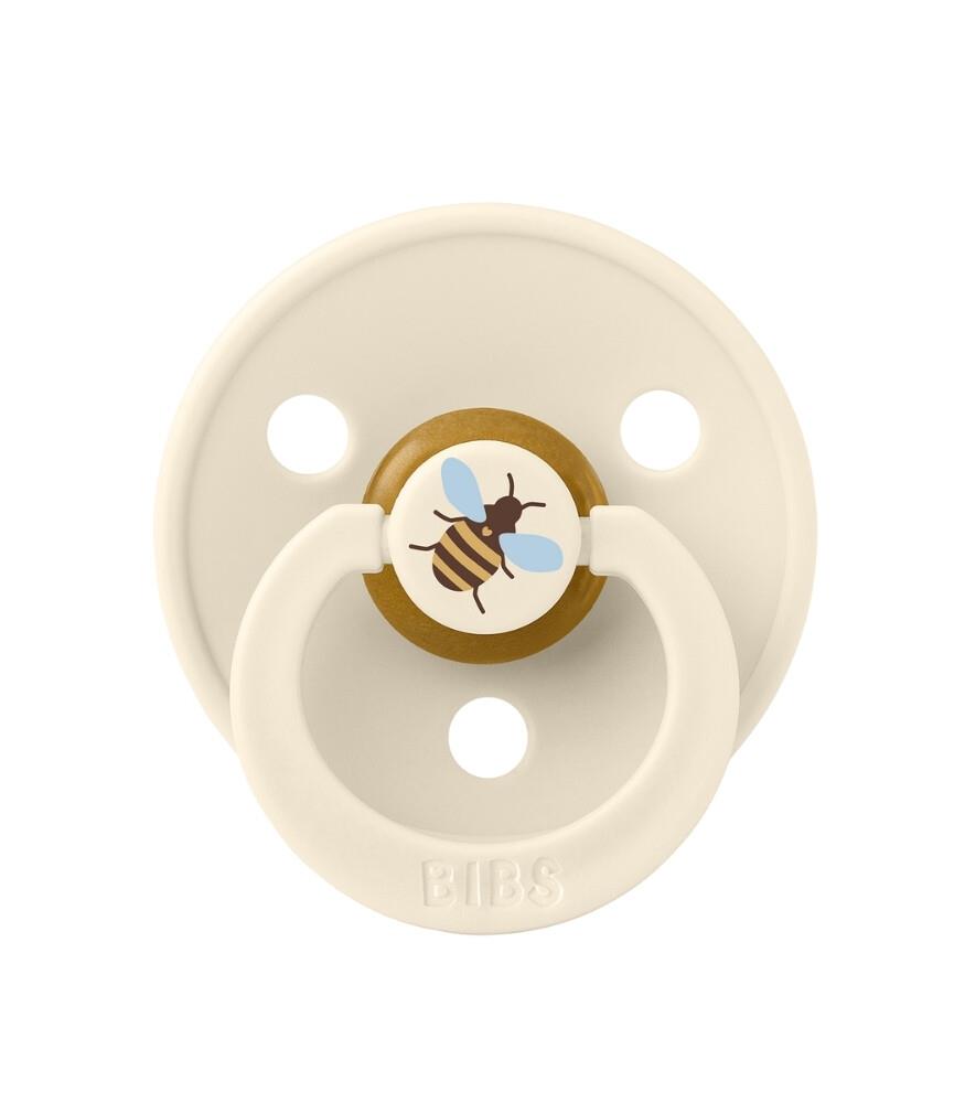 Bibs Studio Kauçuk Emzik Bumblebee - Ivory 0-6Ay