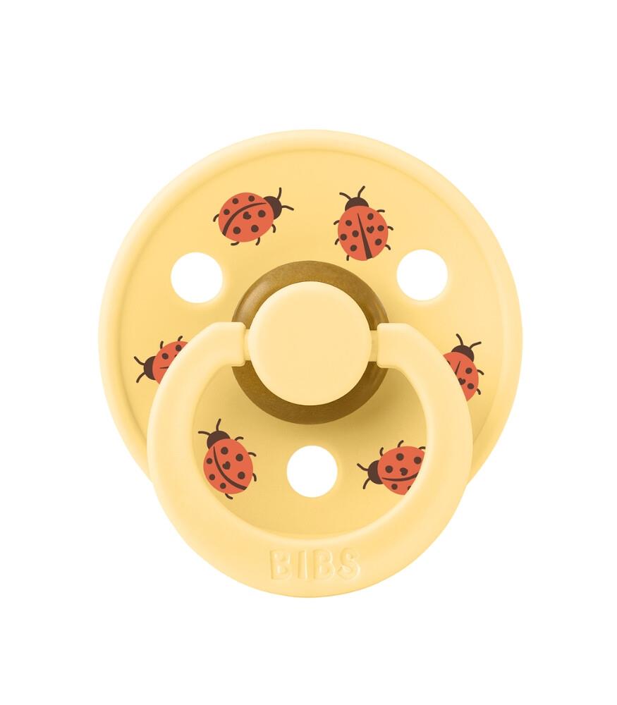 Bibs Studio Kauçuk Emzik Ladybug Friends - Pale Butter 0-6 Ay