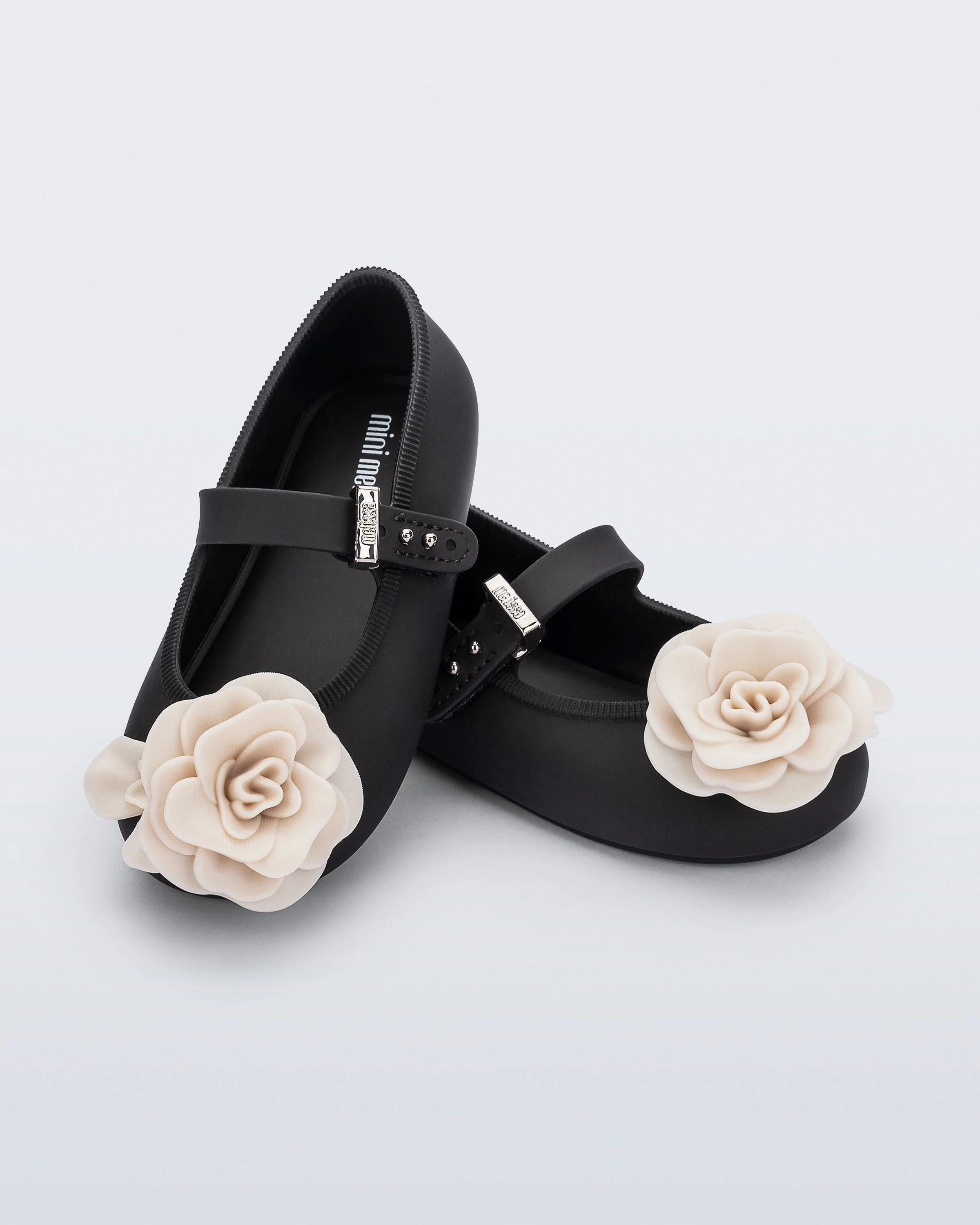 Mini Melissa Soft Ballerina Petals BB Kız Çocuk Babet Bej 37823