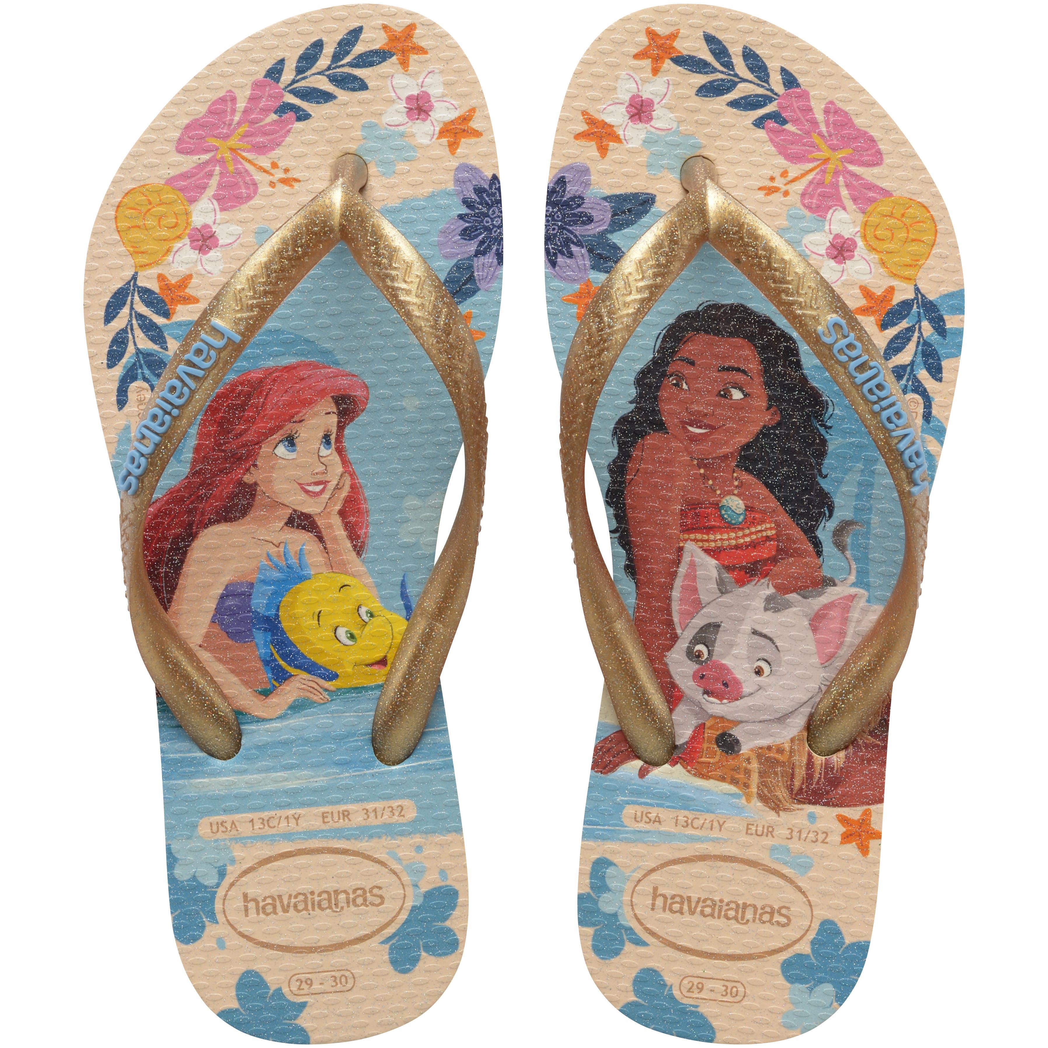 Havaianas Kids Slim Princess Çocuk Parmak Arası Terlik 4123328 Bej