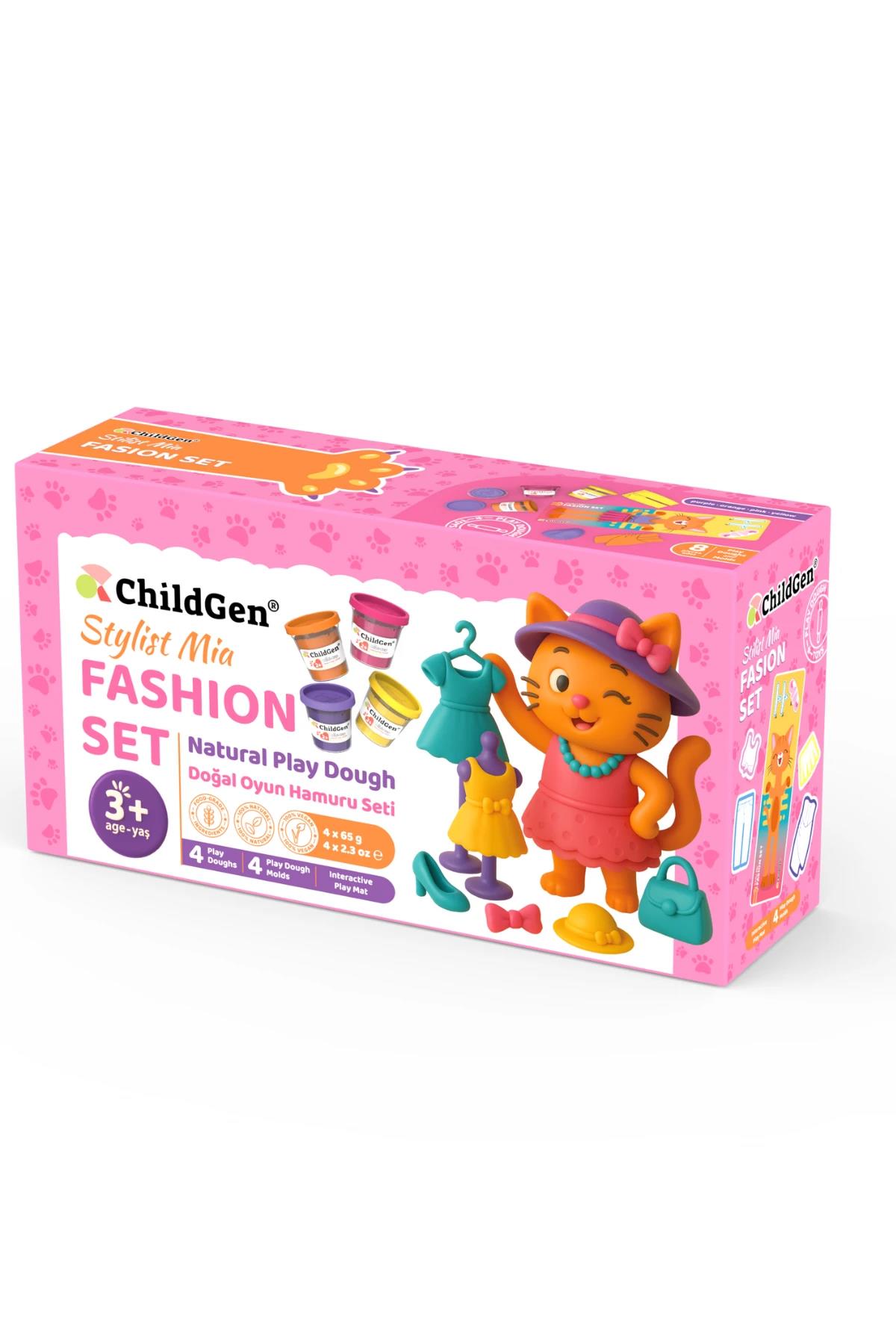 ChildGen Doğal Oyun Hamuru Sevimli Patiler - Fashion Set