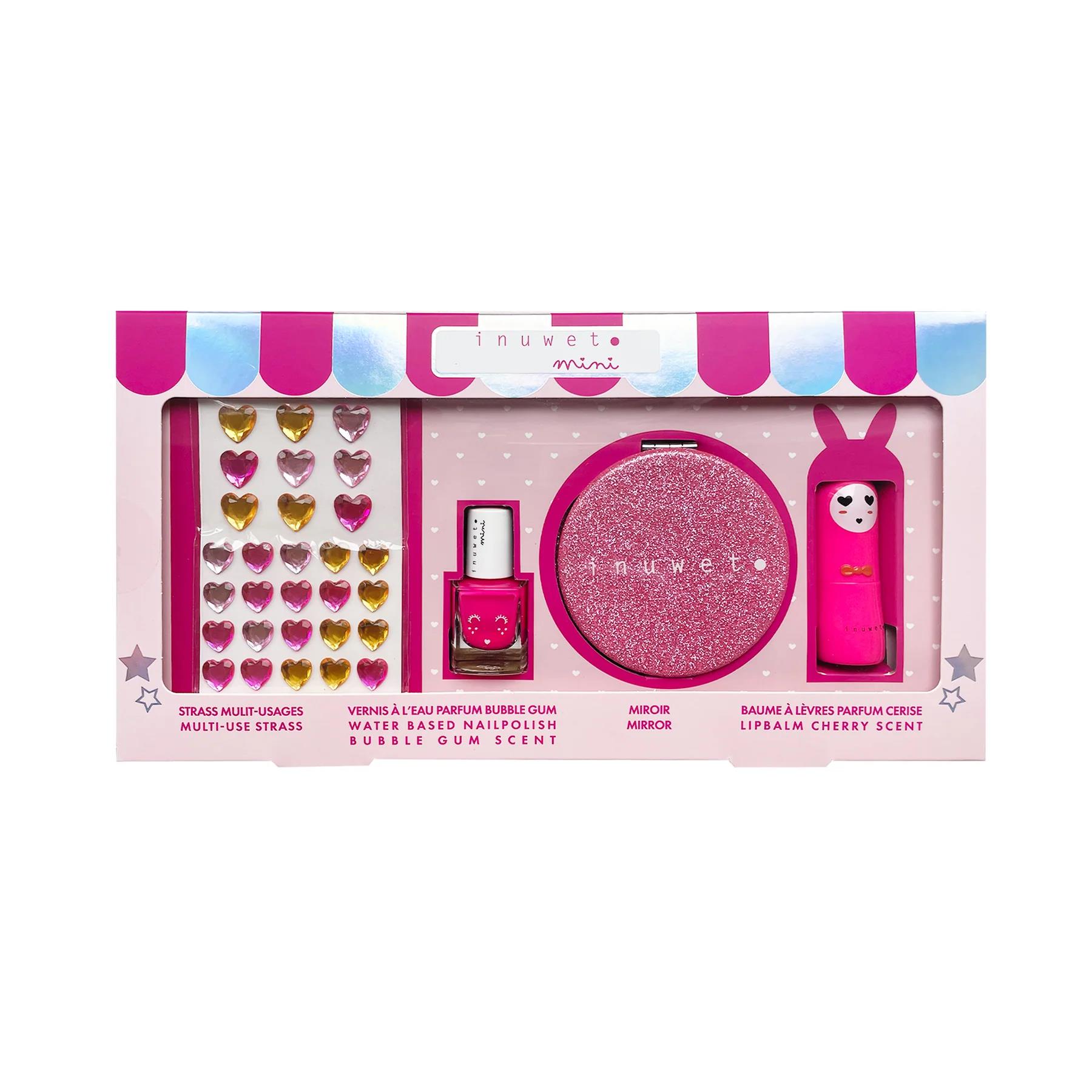 Inuwet Glitter Pink Kozmetik ve Cilt Bakım Hediye Seti