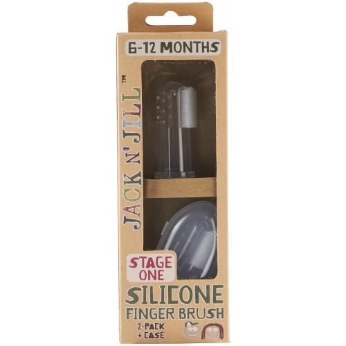 Jack N'Jill Silikone Finger Brush 2-Pack