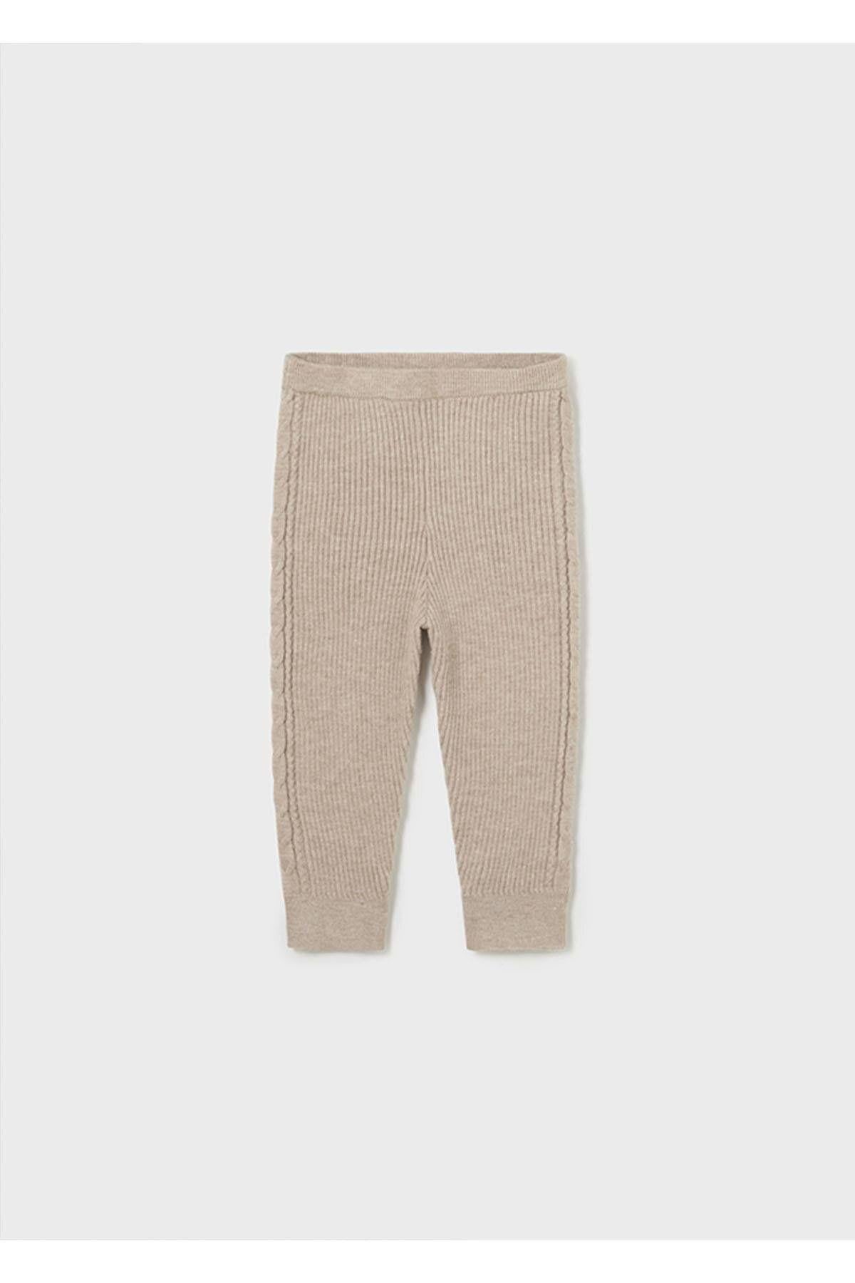 Kışlık Kız Bebek Örme Tayt 10764