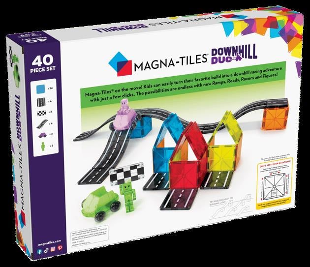 Magna-Tiles - Downhill Duo 40-Piece Set - Yokuş Aşağı 2'li - 40 Parça