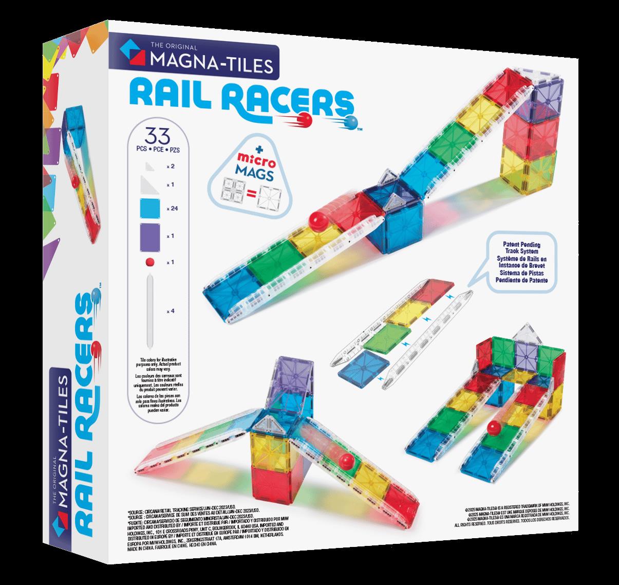 MAGNA-TILES® - Rail Racers - 33 Parça