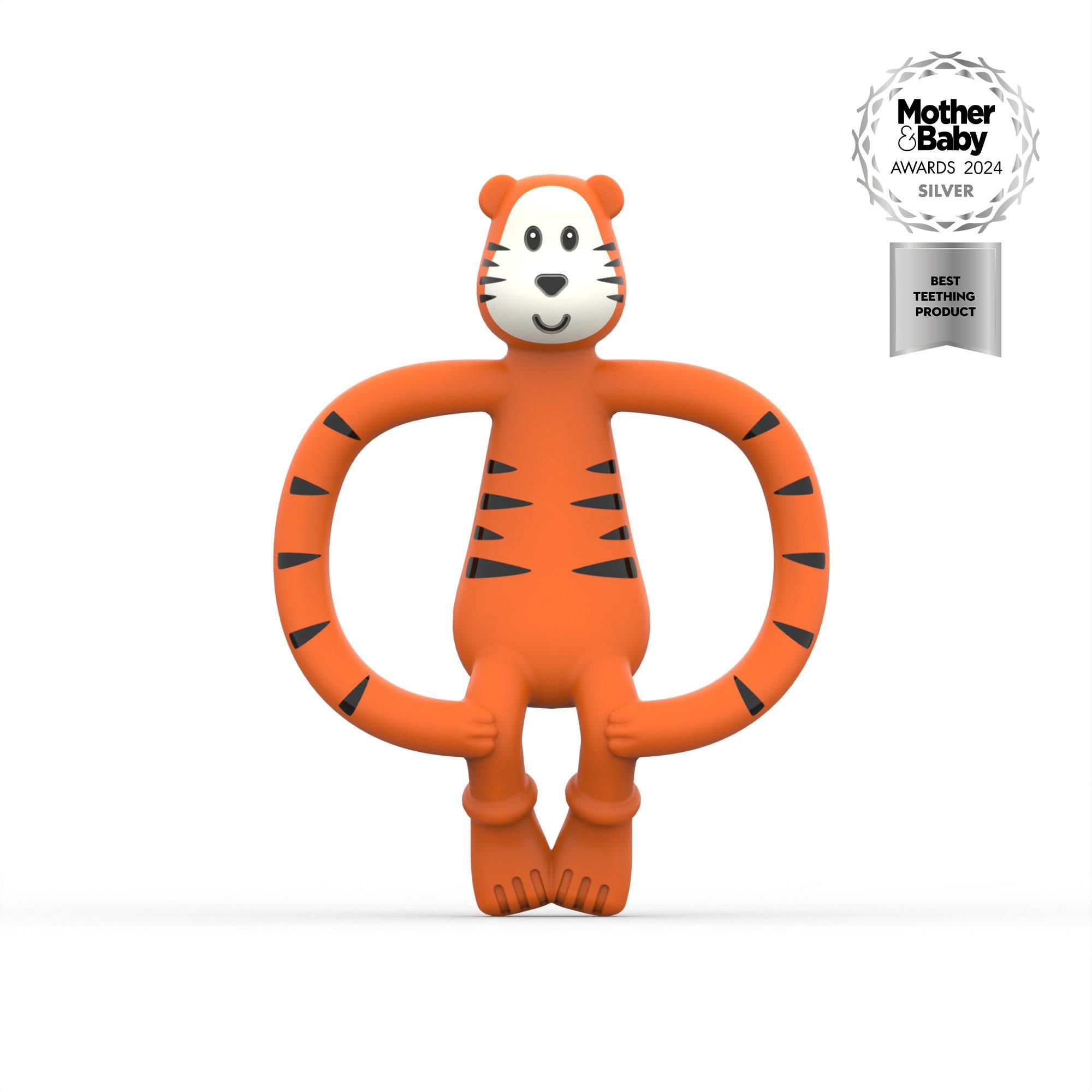 Matchstick Monkey Silikon Diş Kaşıyıcı / Teddy Tiger
