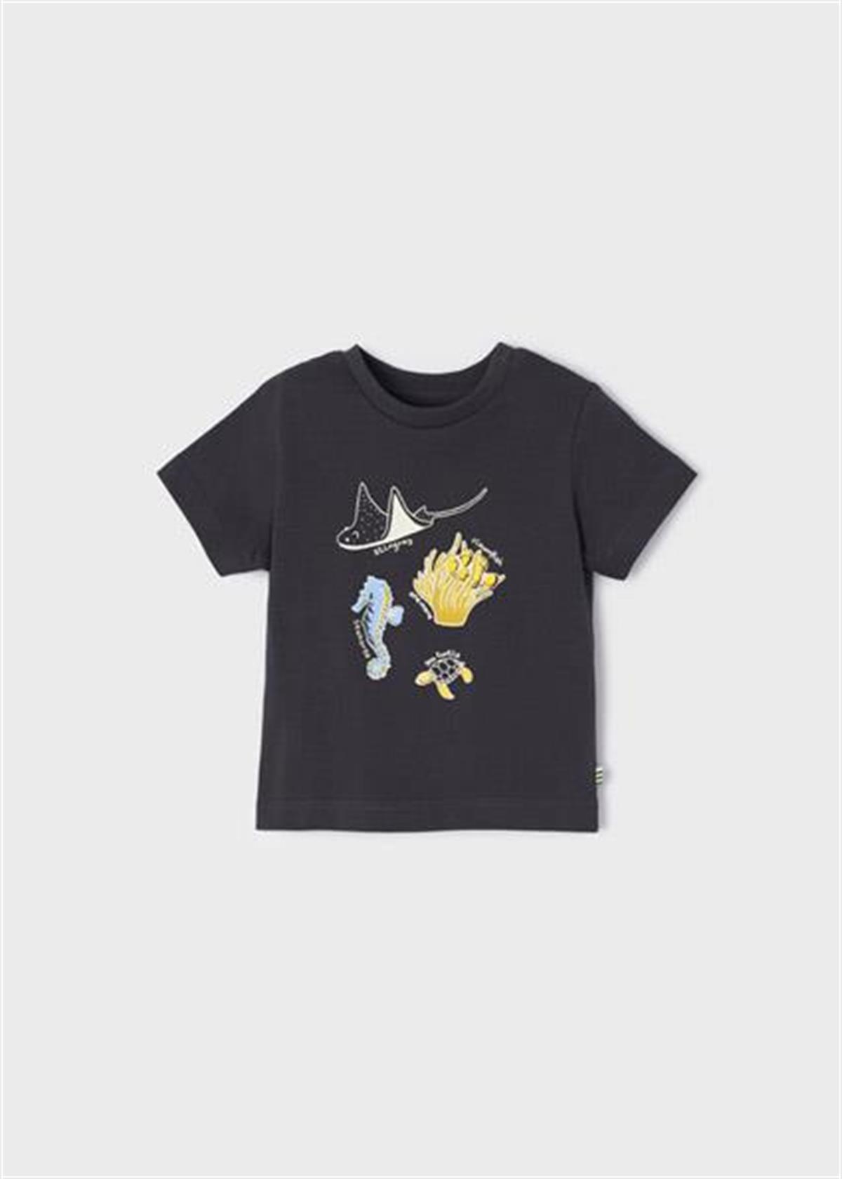 Mayoral Erkek Bebek Gri Tshirt-Kısa Kol 