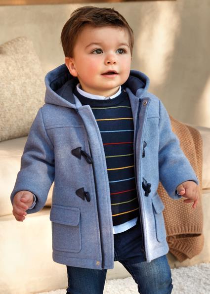 Mayoral Erkek Bebek Mavi Mont Trench Style