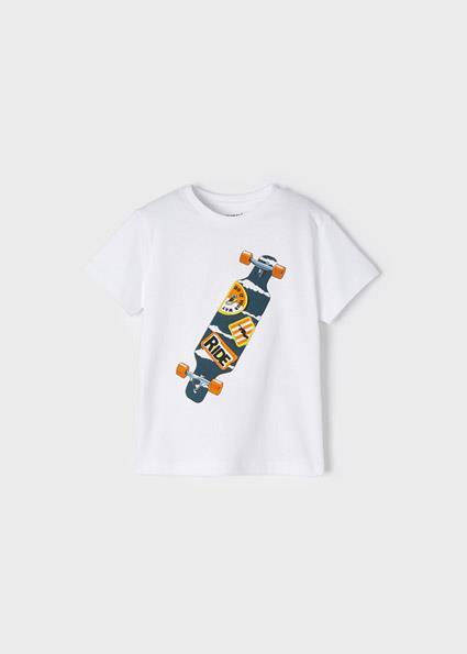 Mayoral Erkek Çocuk Beyaz Tshirt-Kısa Kol 