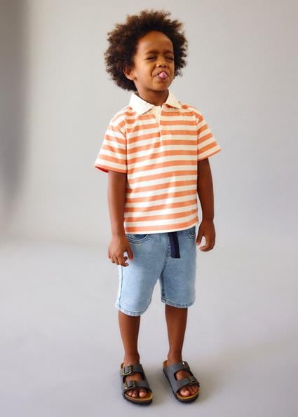 Mayoral Erkek Çocuk Denim Jogger Bermuda Şort - 03210
