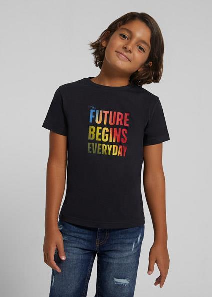 Mayoral Erkek Çocuk Krem Tshirt-Kısa Kol 