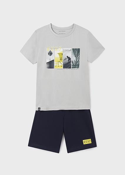 Mayoral Erkek Çocuk Lacivert Set-Şort Ve Tshirt-Örme 