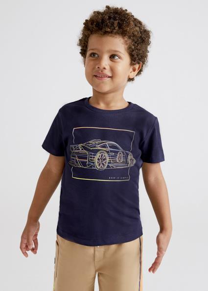 Mayoral Erkek Çocuk Lacivert Tshirt-Kısa Kol 