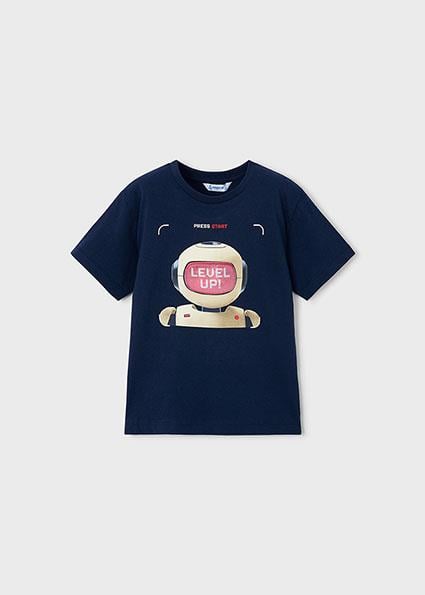 Mayoral Erkek Çocuk Robot T-shirt Lacivert - 03065