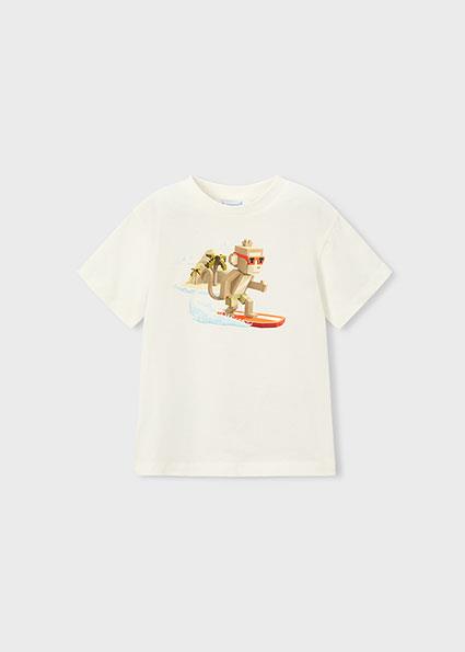 Mayoral Erkek Çocuk T-shirt Krem - 03077