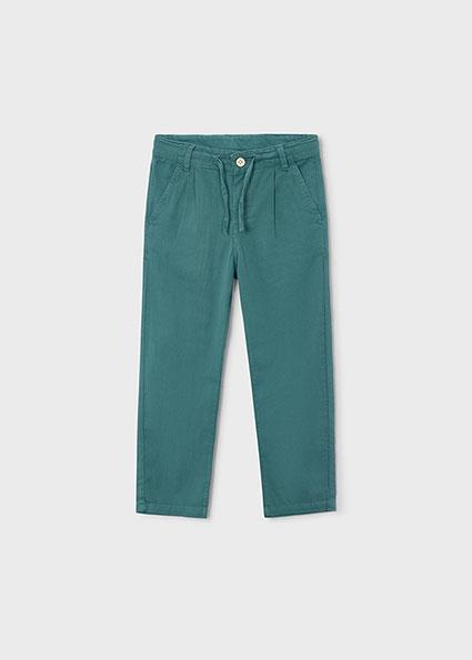 Mayoral Erkek Çocuk Yeşil Keten Pantolon - 03576