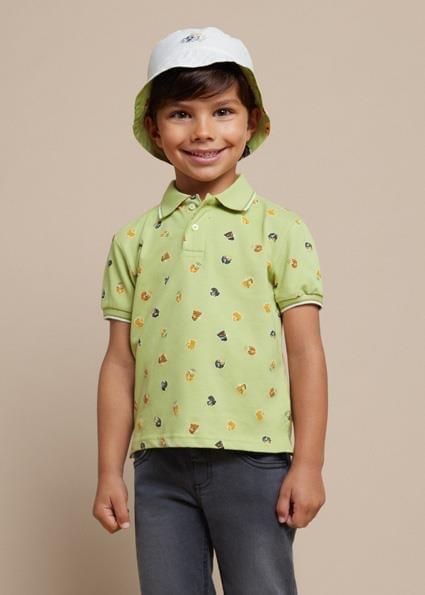 Mayoral Erkek Çocuk Yeşil Polo Yaka T-shirt 03109