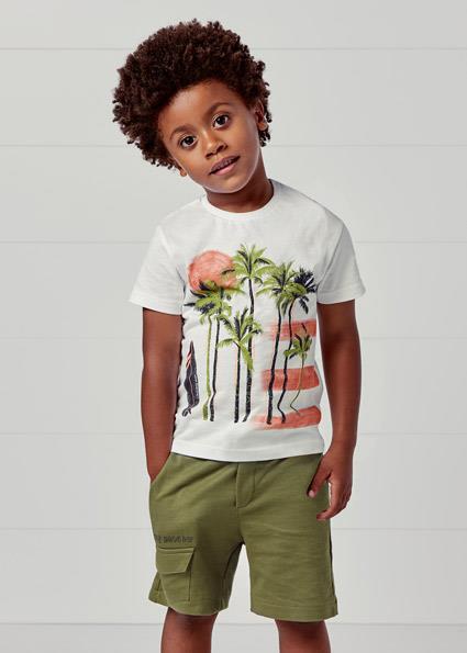 Mayoral Erkek Çocuk Yeşil Set-Şort Ve Tshirt-Örme 