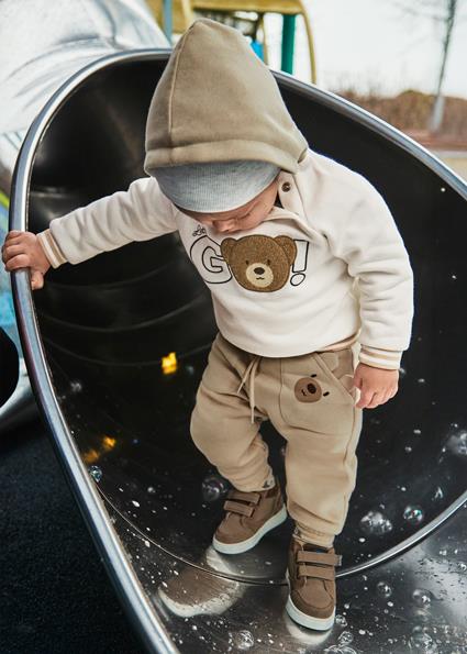 Mayoral Kahve Erkek Bebek Örme Pantolon 2504