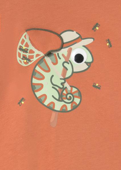Mayoral Kız Bebek Kısa Kollu T-shirt Turuncu - 01004