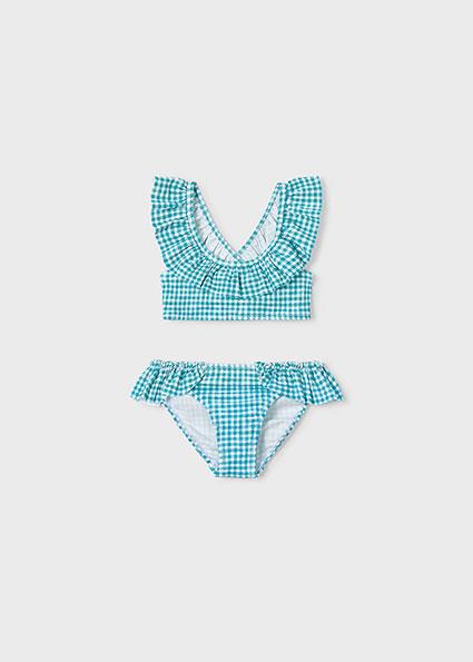Mayoral Kız Çocuk Fıfırlı Bikini Turkuaz - 03734