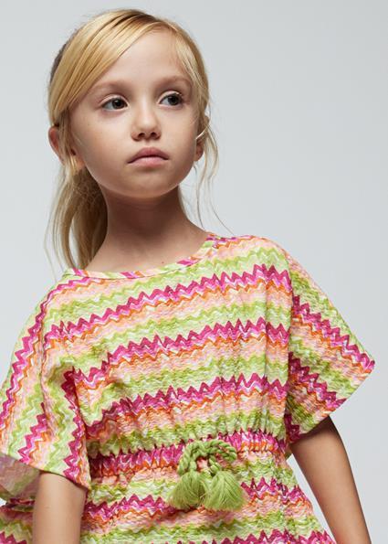 Mayoral Kız Çocuk Kırmızı Kaftan 3942