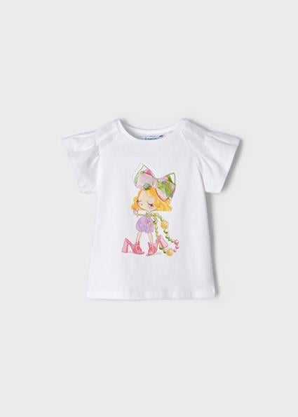 Mayoral Kız Çocuk Mor Tshirt-Kısa Kollu 