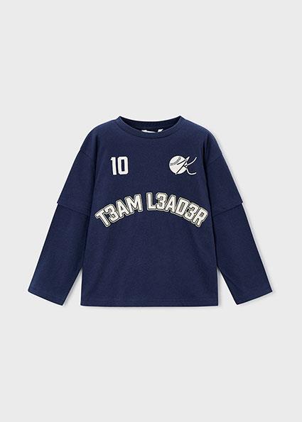 Mayoral Mavi Erkek Çocuk Çift Kollu Sweatshirt 4075