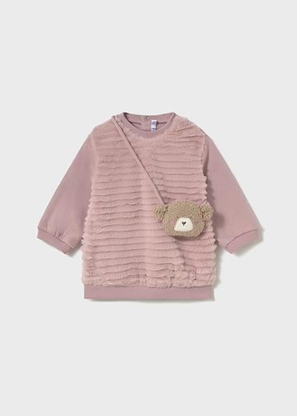Mayoral Pembe Çantalı Bebek Elbise 2919