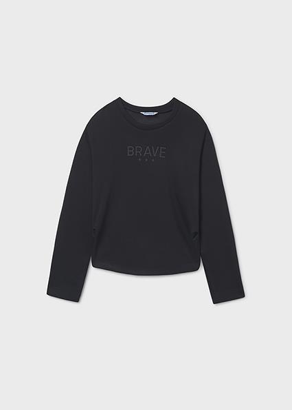Mayoral Siyah Kız Çocuk Sweatshirt 7423