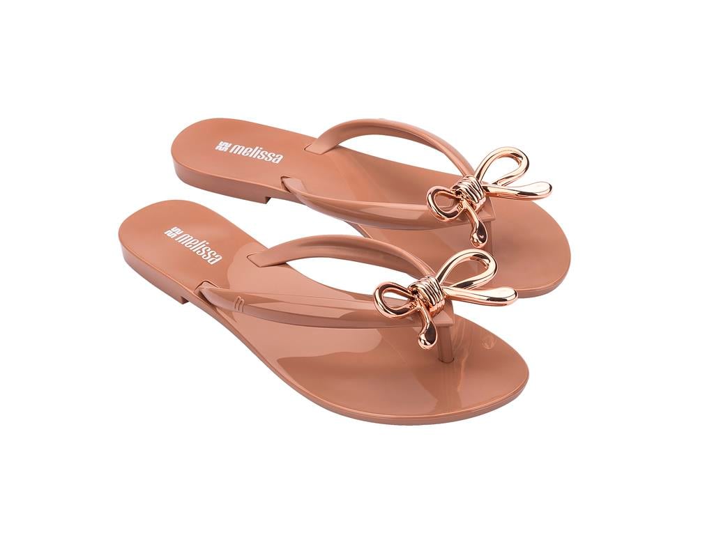 Melissa Harmonic Iris AD Kadın-Kız Çocuk Parmak Arası Terlik 37847-Kahve