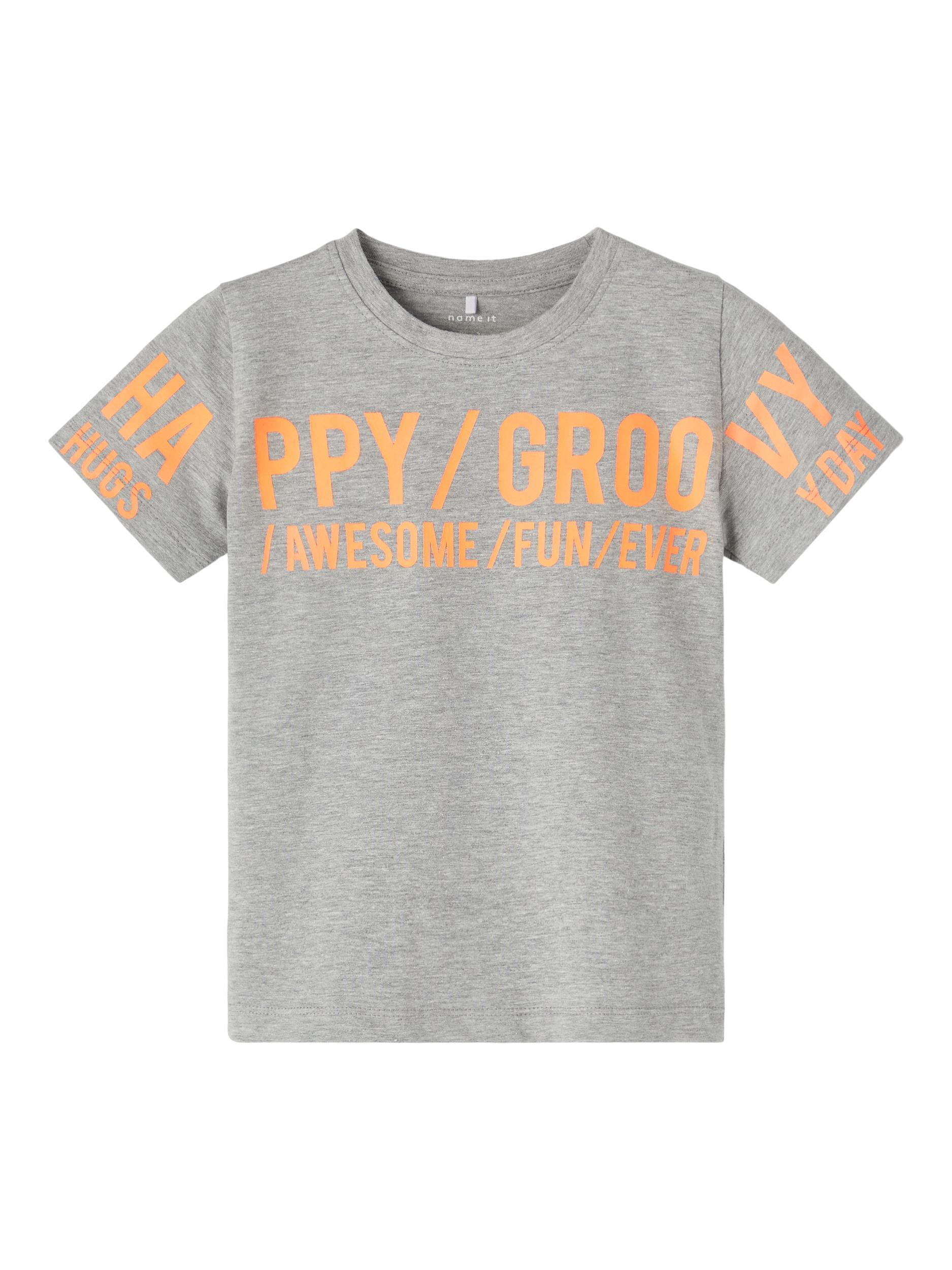 Name ıt Erkek Çocuk Gri Tshirt