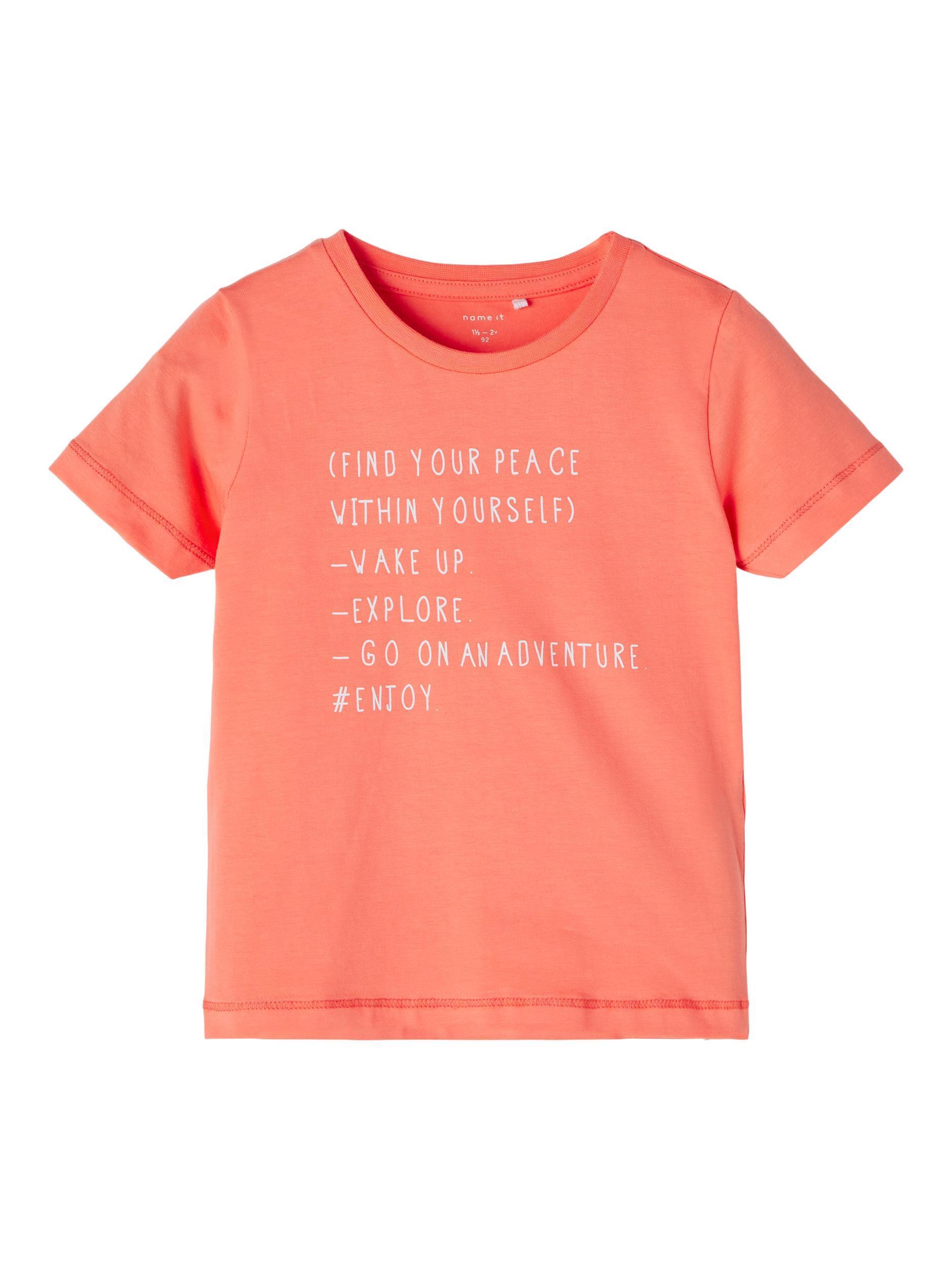 Name it Erkek Çocuk Turuncu Tshirt