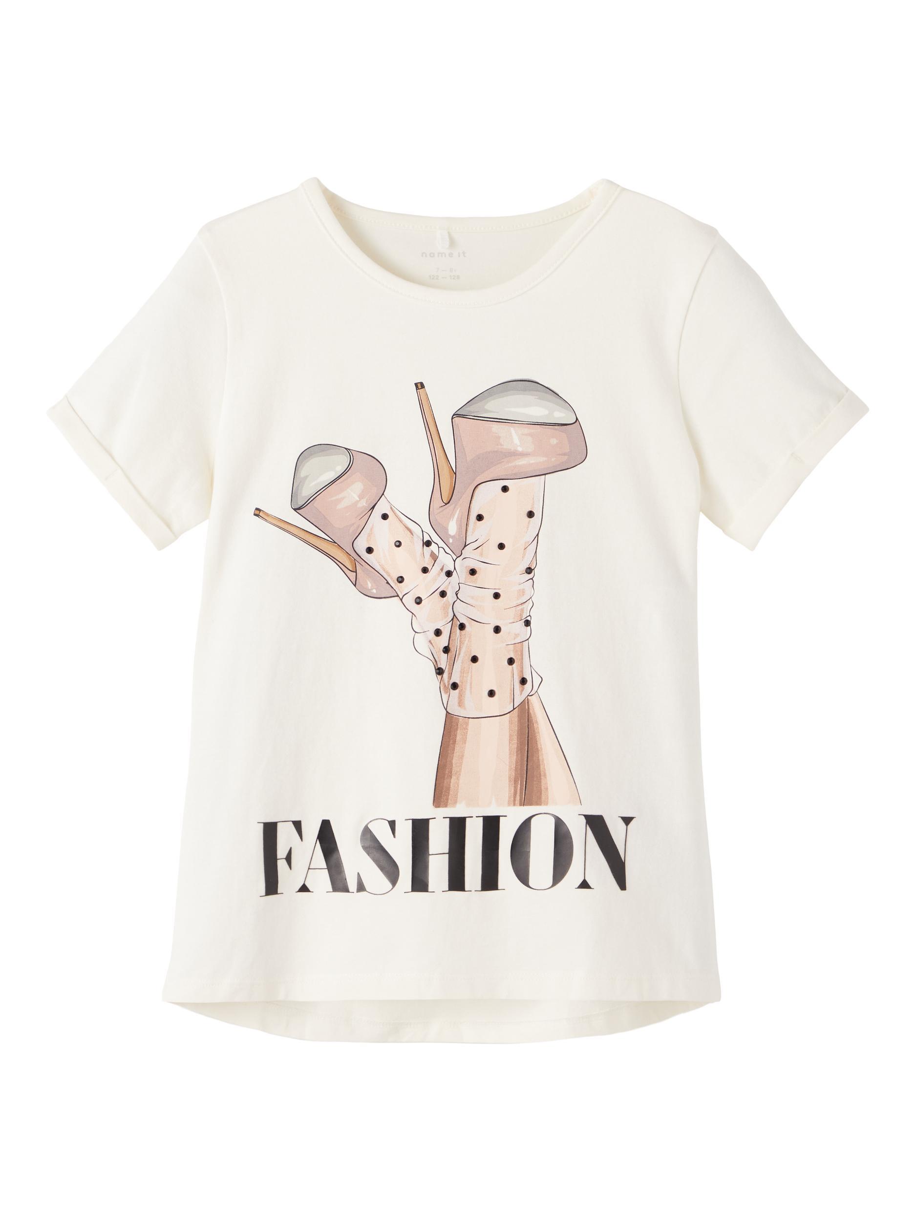 Name ıt Kız Çocuk Beyaz T-shirt