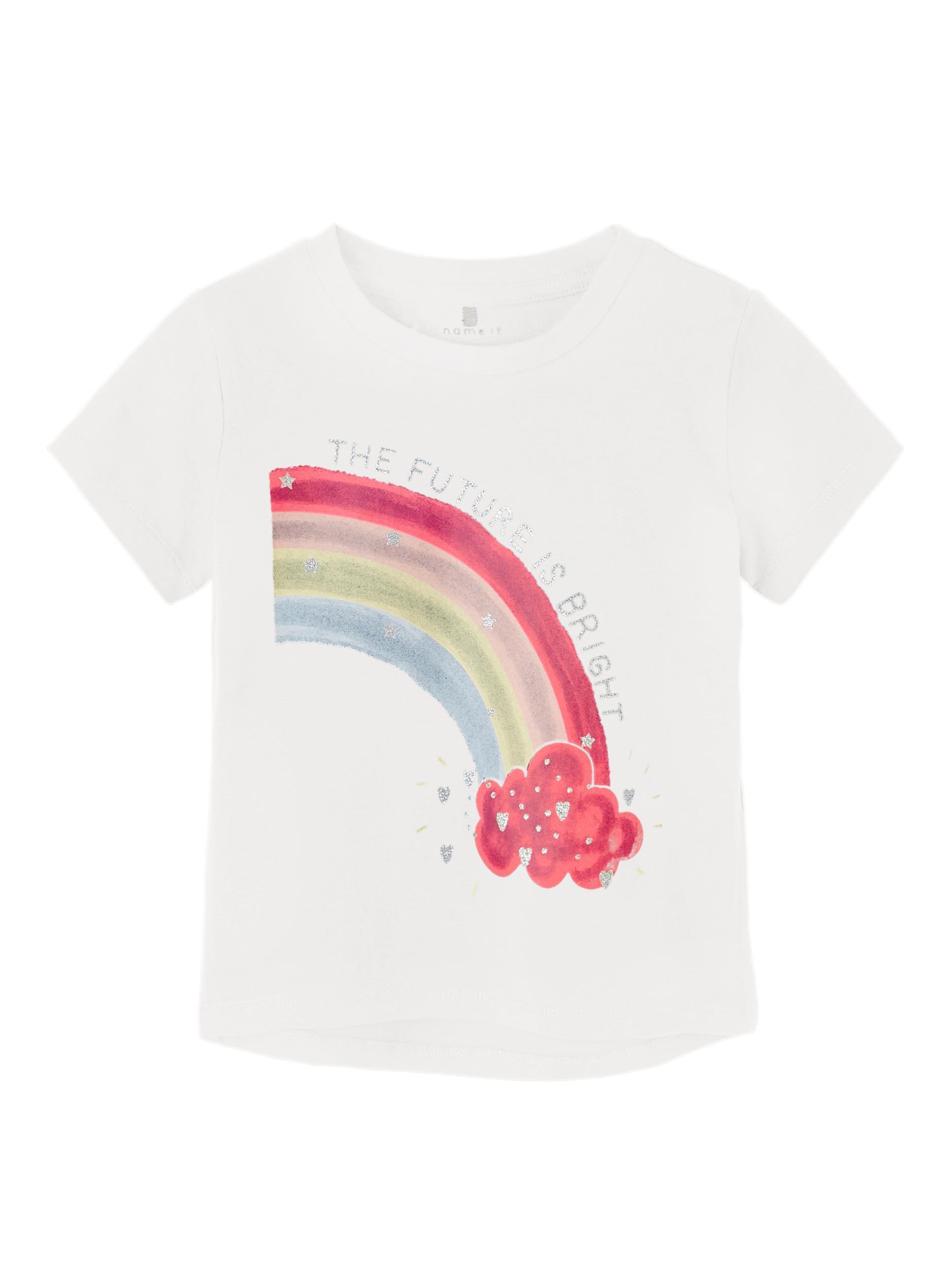 Name ıt Kız Çocuk Beyaz T-shirt