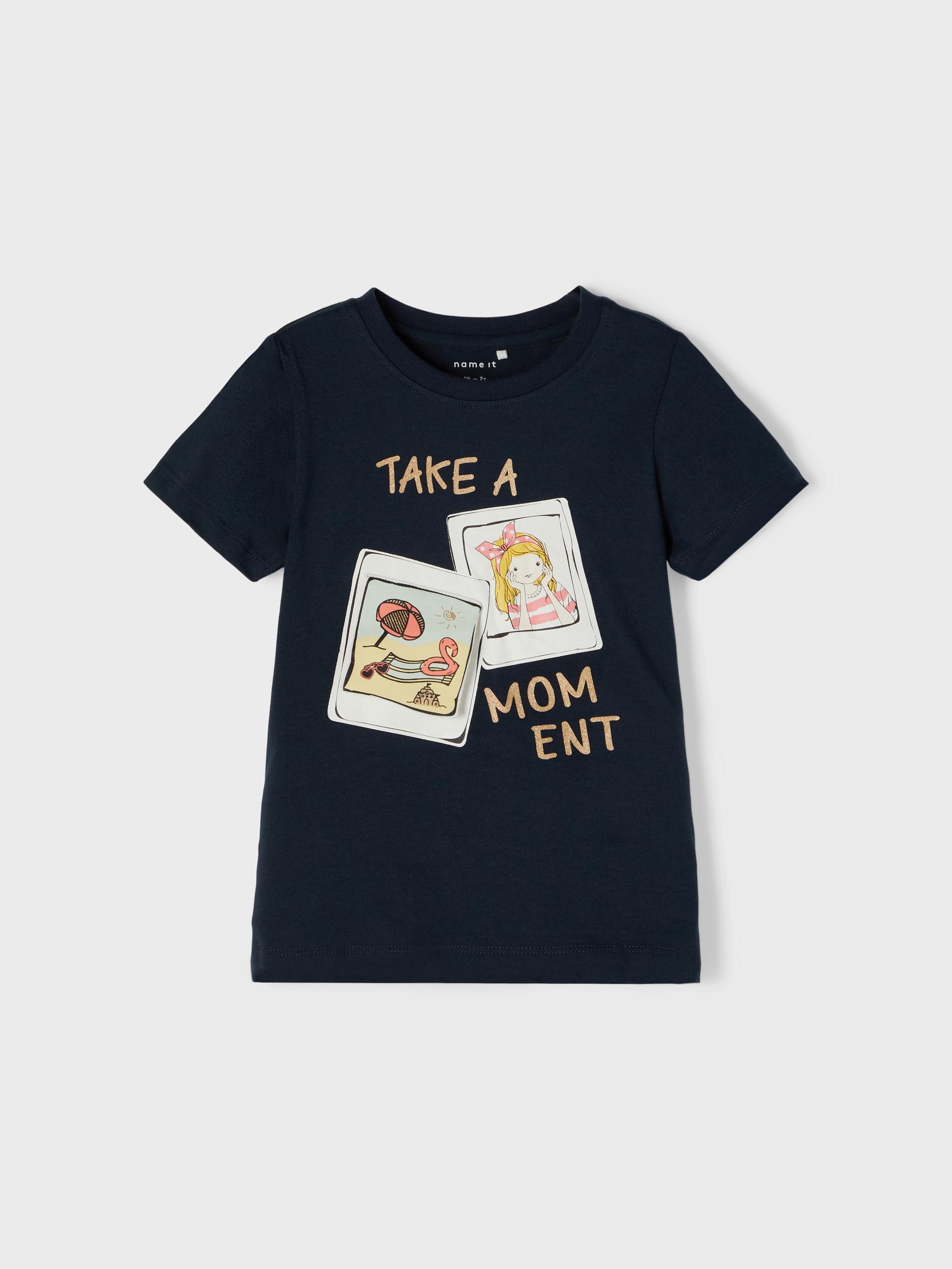 Name ıt Kız Çocuk Lacivert Tshirt