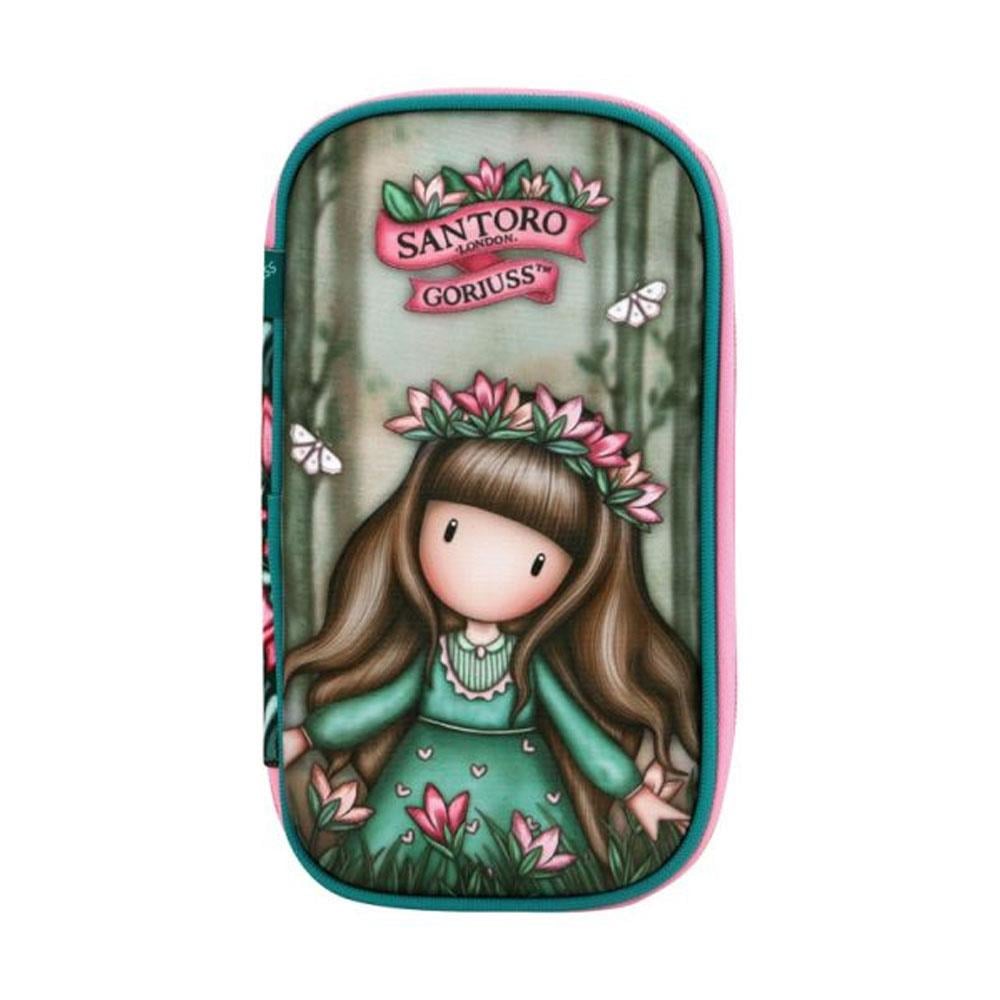 Santoro Gorjuss Woodland Wildflower Oval İçi Dolu Kalem Çantası 1046GJ24