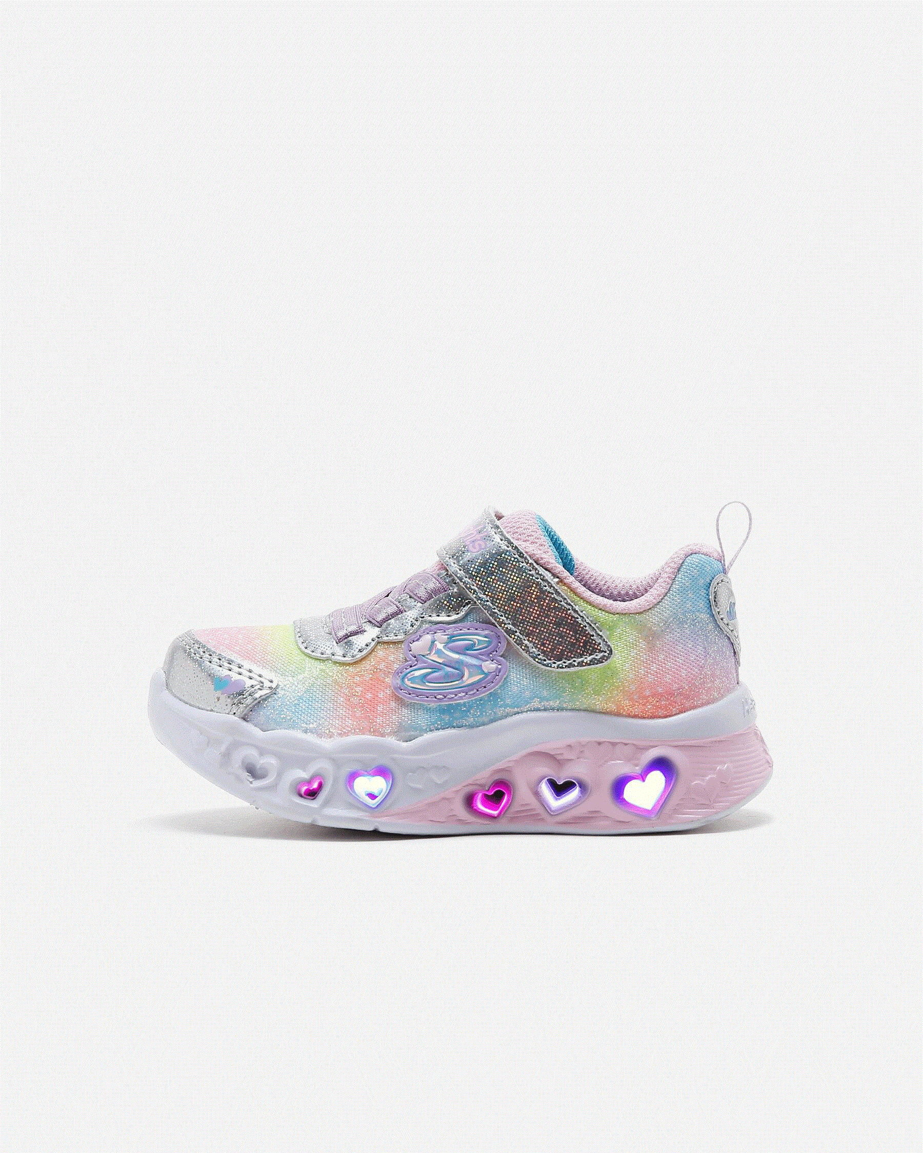 Skechers Flutter Heart Lights Simply L Kız Çocuk Gri Işıklı Spor Ayakkabı