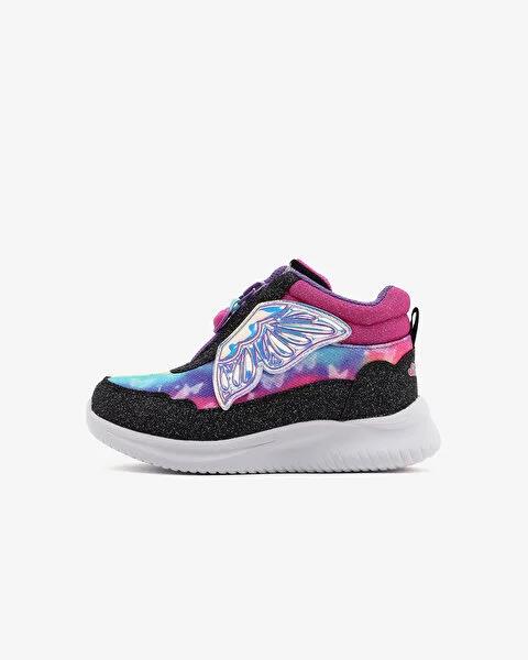 Skechers Jumpsters Kız Çocuk Siyah Işıklı Bot