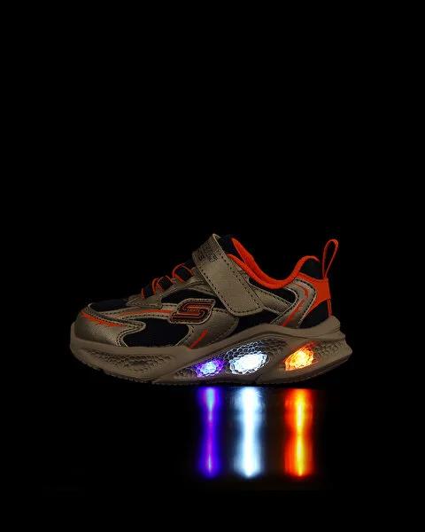 Skechers Meteor-lights Erkek Çocuk Gümüş Işıklı Spor Ayakkabı