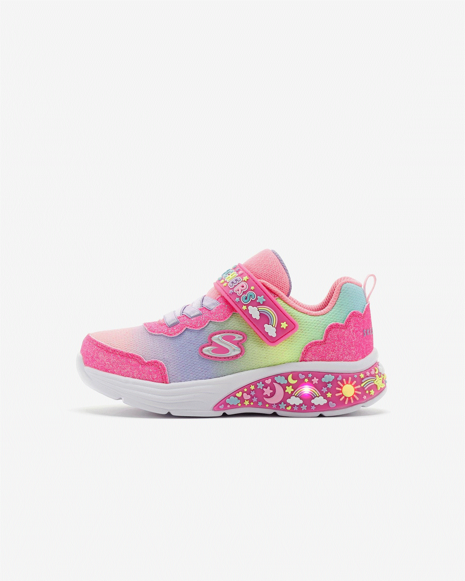 Skechers My Dreamers Pastel Sunset Pembe Kız Çocuk Işıklı Spor Ayakkabı