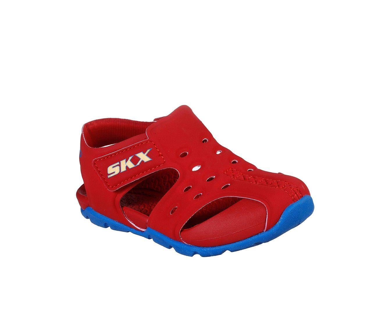 Skechers Side Wave Erkek Çocuk Kırmızı Sandalet